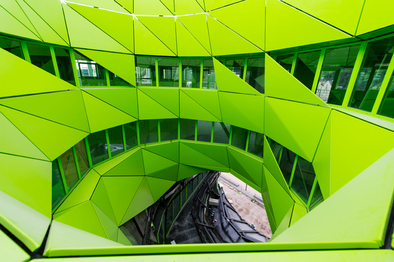 Illustration for article titled Euronews' Alien HQ in Lyon Is Staring At You